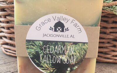 Cedar Man Tallow Soap