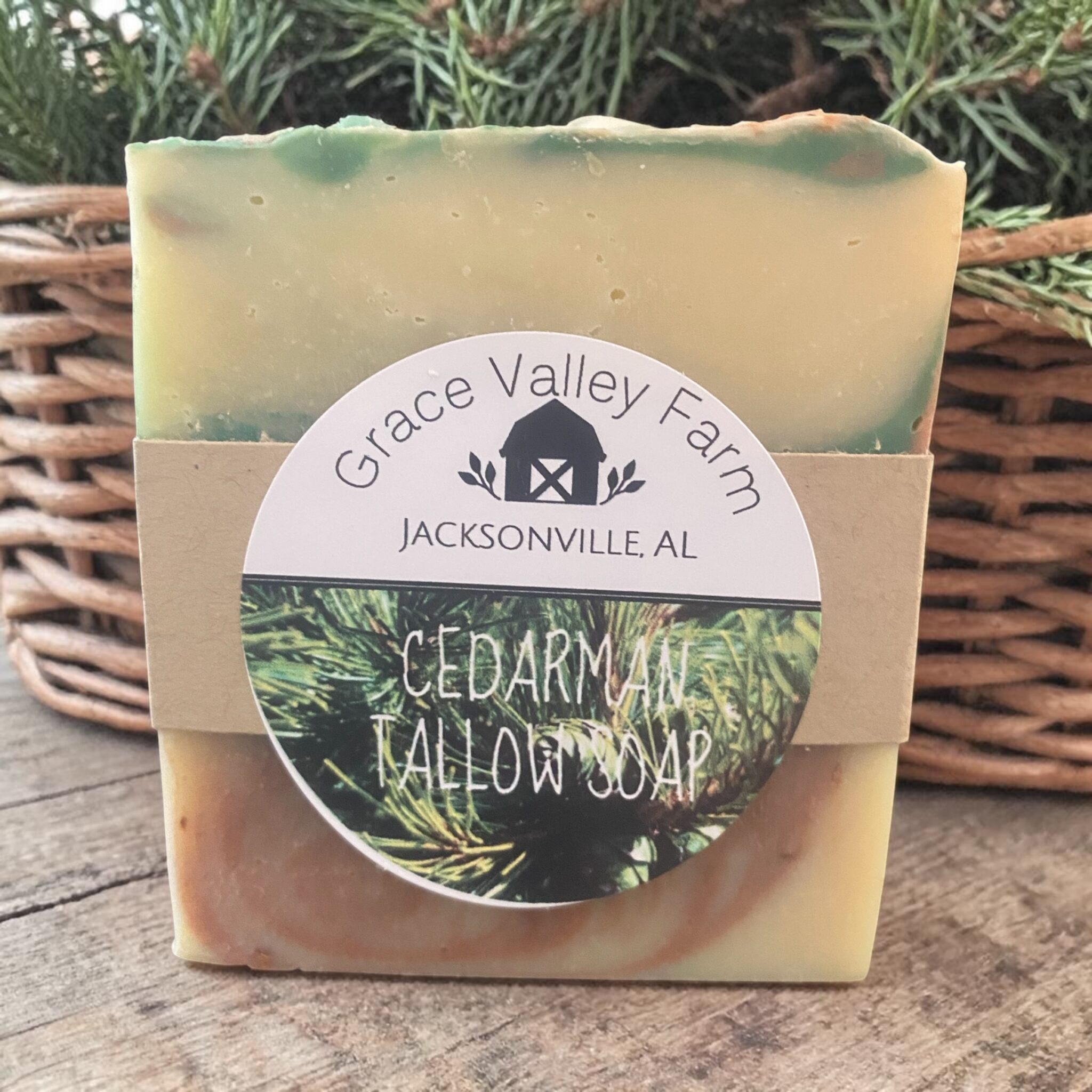 Cedar Man Tallow Soap