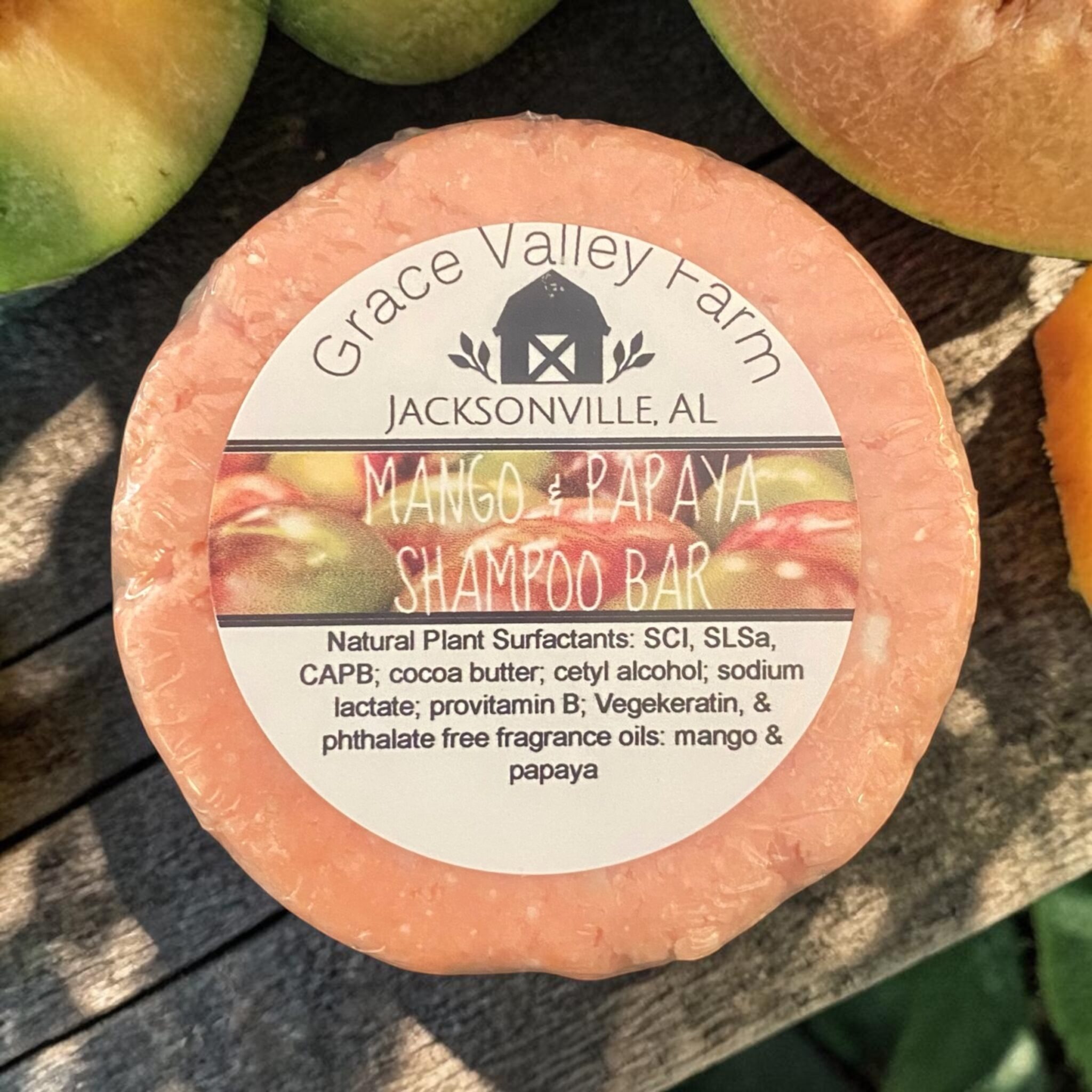 Shampoo Bar: Mango Papaya