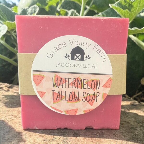 Watermelon Tallow Soap